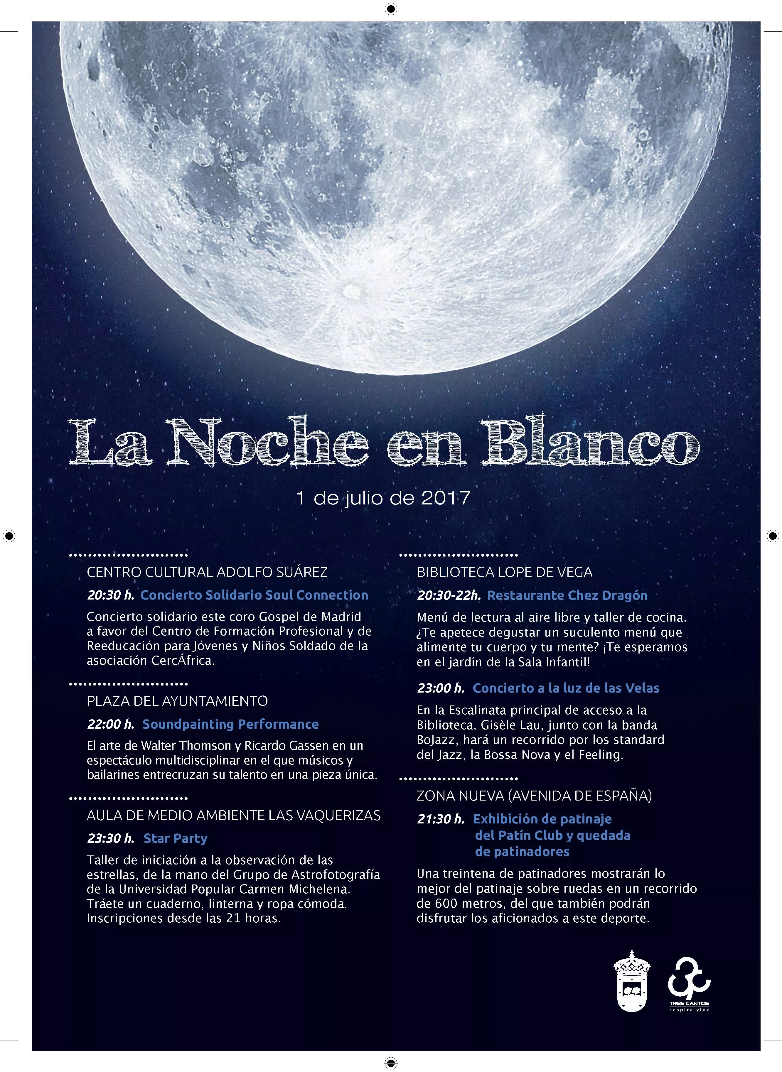 Cartel Noche en Blanco 2017