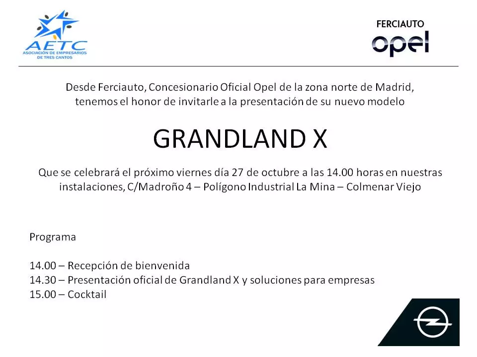 Presentacion Grandland X