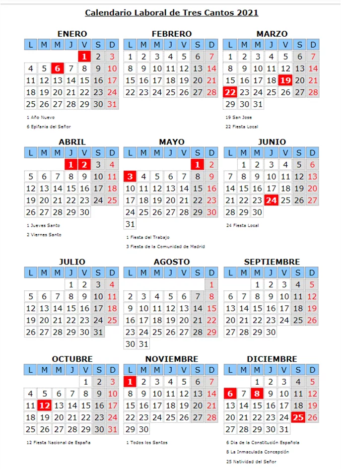 calendario