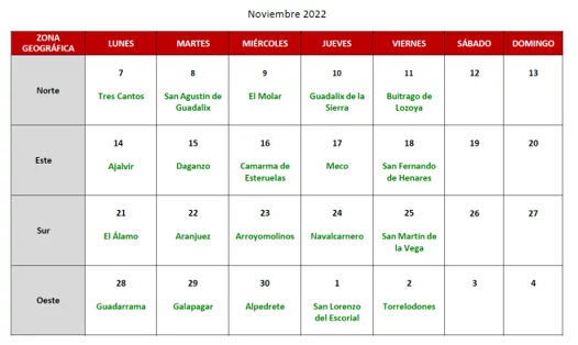 calendario